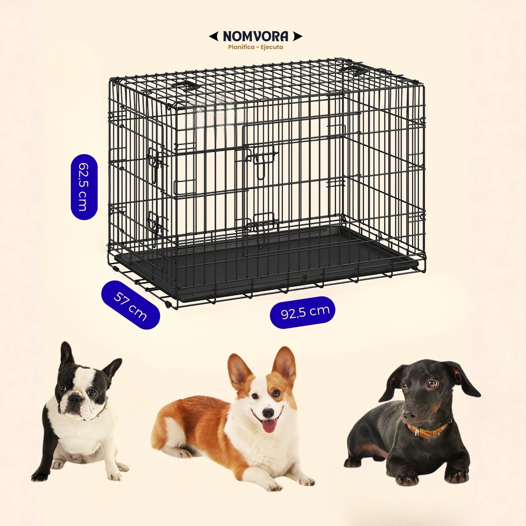 Jaula Universal - Perros hasta 18 kg