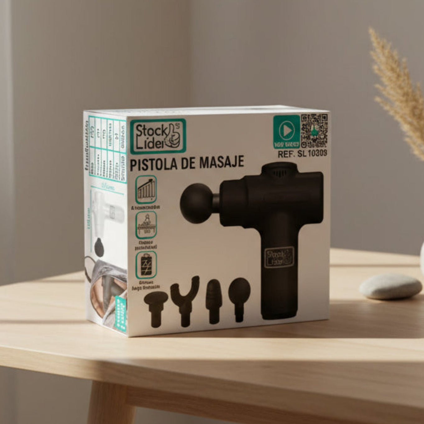 Pistola de masaje